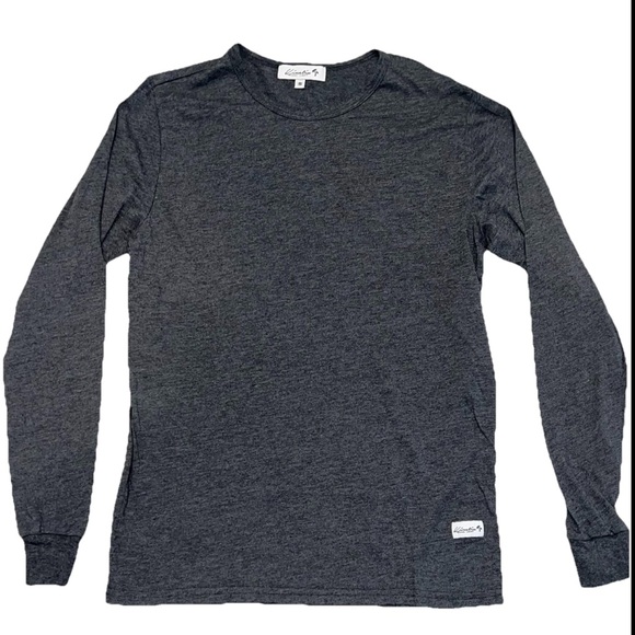 Kinetix Other - New Kinetix Gray Casual Luxury Shirt Crew Neck Long Sleeve Tee Mens Size Small